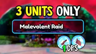 EASIEST Way to Solo Malevolent Raid (3 Units, No Aizen 7 Star) | All Star Tower Defense
