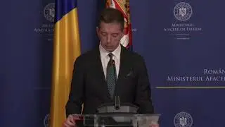 Declarații comune de presă susținute de ministrul Afacerilor Externe al României, Luminița Odobescu