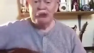 Дедушка на гитаре так сыграл, аж челюсть упала.:)