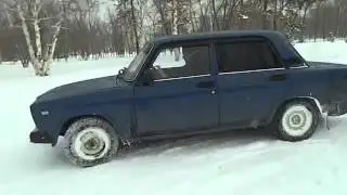 ВАЗ 2107 ДРИФТ НА СНЕГУ ЛАДА ВЕСТА ДАВИДЫЧ