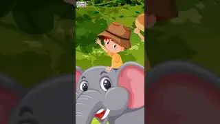 हाथी चल्लम चल्लम - Hathi Challam Challam | Poems #hindishortsvideos #HindiRhymeShorts