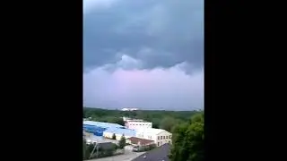 Молнии над Сосновым Бором.Замедл.  съемка