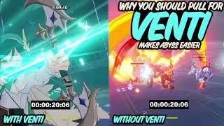 Should You Pull On The Venti Rerun ? Venti makes abyss Easier - Genshin Impact