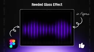 Reeded glass effect in Figma | Cool Animated Effects for Web design 👌