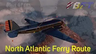 North Atlantic Ferry Route - X Plane 11