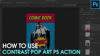 HOW TO USE Comic Book - Contrast Pop Art
