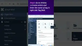 🏷️How to create Tags in Joomla 5 🏷️Tags in Joomla 5 Part - 4  #joomla #basicjoomla #joomla5