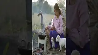 Daily life in countryside make the farm and cooking food so delicious in family#short