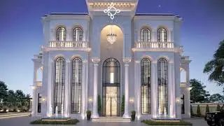 A luxury villa in a classical style by Decorious.