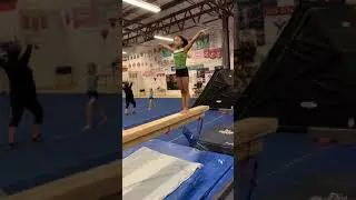All Stars Gymnastics Shiningstar level 1 and Kinder level 2 Funtastic meet beam Routine
