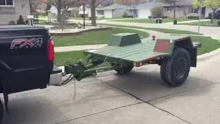Military Flatbed Trailer
