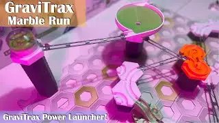 GraviTrax Power 8 Marble Run - Power Launcher and 3D Printed Elements