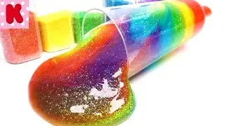 DIY Прозрачный слайм с блестками Clear Galaxy Slime Liquid Glitter Slime