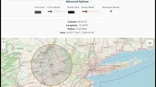 How to Use Map Radius Tool - Map Area Calculator