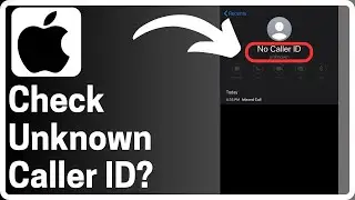 How To Check Unknown Caller on iPhone - Full Guide