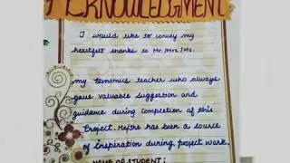 Economic Project class 11 on poverty