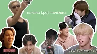 ✨️ random kpop moments ✨️ ft. TXT, P1HARMONY, ATEEZ, BTS and more!!