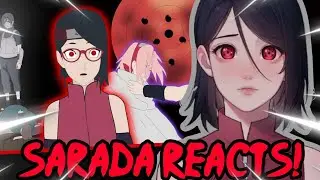 Sarada REACTS to if Sarada saw Sasuke's past