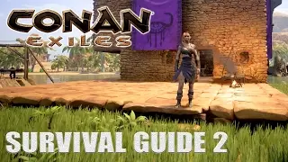 CONAN EXILES ★ Survival Guide 2 | Finding Crystal | Steel Ingots | Bricks, and much more. [German]