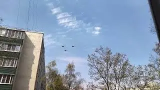 Репетиция Парада Победы 7.05.2022 - вертолёты.