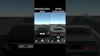 MERCEDES-BENZ W222 - DODGE CHALLENGER CAR SIMULATOR 2 