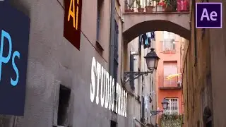 3d tracking text in after effects