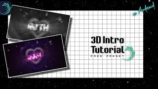 Alight Motion 3d Glowing Intro Preset | Alight Motion video editing xml preset