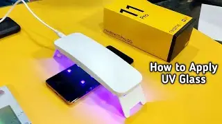 Realme 11 Pro Plus UV Glass | installation Best Tempered Glass with Uv Lamp