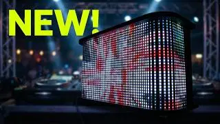 LED DJ Booth with built-in LED lighting. Use with Madrix, Enttec Led Mapper, Resolume