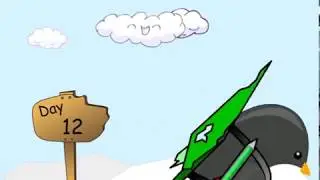 Learn to Fly. Игра про пингвина, который очень хотел научиться летать.