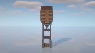 Небольшая водонапорная башня в MINECRAFT