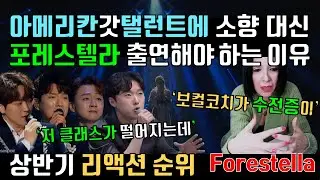 포레스텔라 상반기 리액션 순위, 수전증 해외 보컬코치 Vocal Coach 반응, 보헤미안랩소디 비교, 소향 대신 아메리칸갓탤런트에 해외진출, Forestella Reaction
