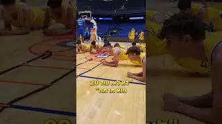 רומן סורקין לא עושה הנחות לנערי מחלקת הנוער שבאו להתאמן עם מכבי 