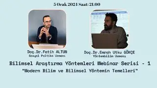 Modern Bilim ve Bilimsel Yöntemin Temelleri  - Bilimsel Araştırma Yöntemleri 1
