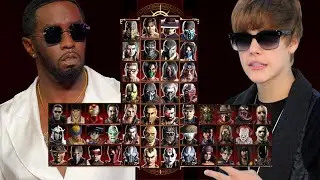 Mortal Kombat 9 - DIDDY & JUSTIN BIEBER MOD - Expert Tag Ladder - Gameplay @(1080p) 60ᶠᵖˢ ✔