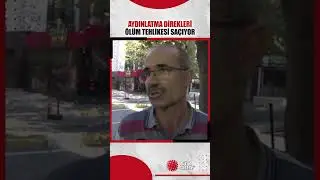 Beylikdüzü’nde cadde üzerinde kapakları açık bırakılan aydınlatma direkleri, tehlike saçıyor