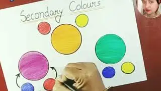 Primary colours and secondary colors drawing || How to draw primary and secondary colours easy