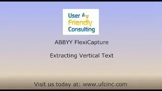 ABBYY FlexiCapture: Extracting Vertical Text