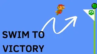 BEAT Super Mario Bros By SWIMMING