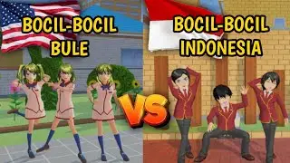 BOCIL BULE VS BOCIL INDONESIA!! || SAKURA SCHOOL SIMULATOR INDONESIA