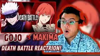 DEATH BATTLE - GOJO VS MAKIMA REACTION!