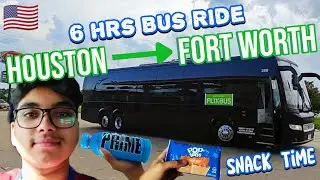 Epic Road Trip: 300 Mile Bus Adventure from Houston to Fort Worth!