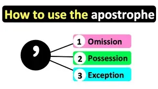 How to use the APOSTROPHE | Learn with Examples