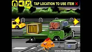 Monkey GO Happy Stage 702 - Autobahn Theme Featuring Pesky the Raccoon