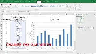 Change the gap width in your Histogram