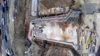 Veszprém belvárosi Körforgalom és aluljáró építése 2011.12.11