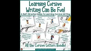 Cursive Writing: A Self-Directed Instructional Guide Complete Bundle
