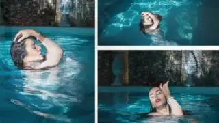 UNDERWATER backstage