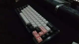 Lubed and Filmed Cherry MX Black Hyperglide Sound Test | MW65