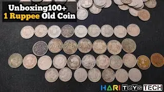 Unboxing 100+ 1Ruppee Indian coin l Indian Coin collection #coin #ruppee #coincollecting